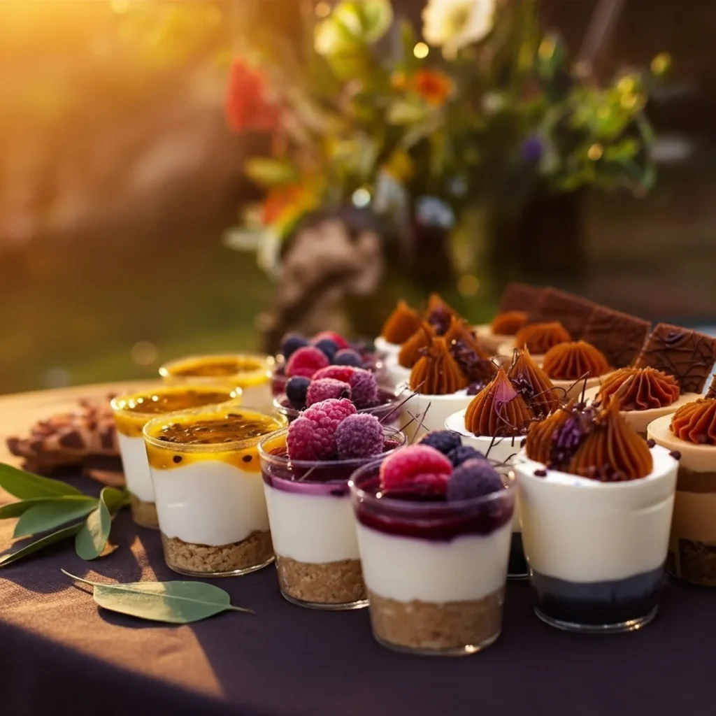Postres individuales decorados a mano en Manizales