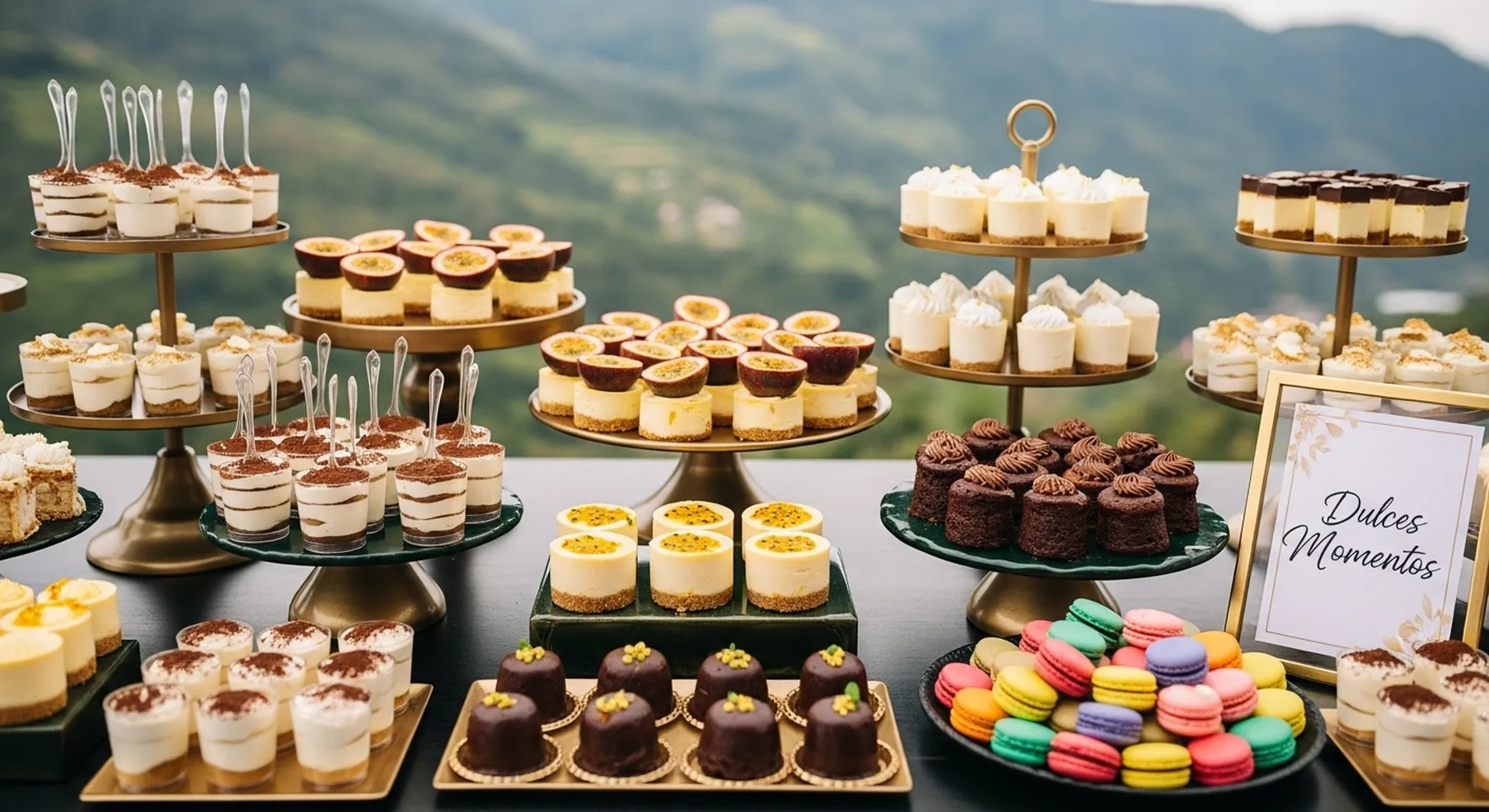 mesa de postres para fiesta en Manizales Marce Cupcakes 1