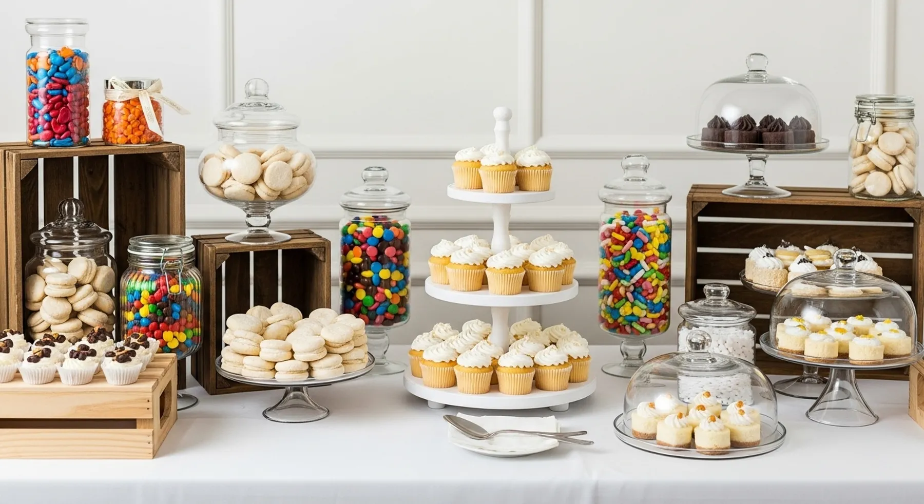 mesa de postres para fiesta en Manizales Marce Cupcakes 5