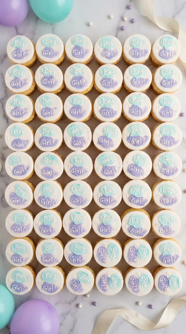 Cupcakes decorados para baby shower en Manizales